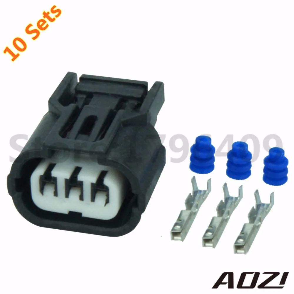 10 Sets Auto Wiring Connector 6189 0887 For Car Parts 1.2mm Terminal