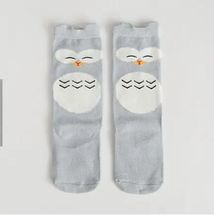 От 0 до 6 лет, детские носки унисекс Гольфы с рисунком лисы для маленьких мальчиков и девочек, теплые мягкие милые детские носки с животными для малышей г., лидер продаж, длинные носки - Цвет: Socks 10