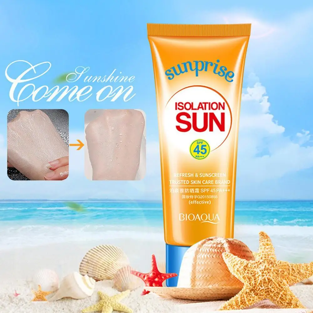 Солнцезащитный крем для лица SPF 45 УФ-излучение кожи солнцезащитный дневной крем водонепроницаемый отбеливающий изоляционный лосьон для тела