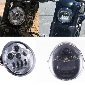

DOT Approved V-rod Headlight Headlamp with Black Chrome Backplate for Harley V Rod VROD VRSCA Headlight VRSC/V-ROD LED HEADLIGHT