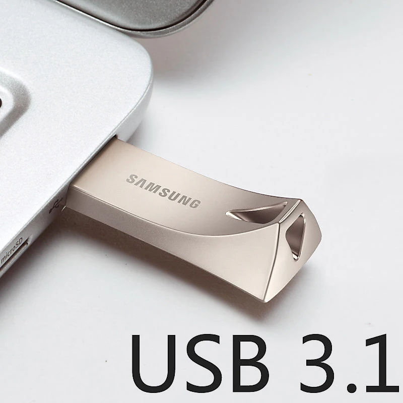 SAMSUNG USB Flash Drive Disk 32GB 64GB 128GB 256GB USB 3.1 3.0 Metal Mini Pen Drive Pendrive Memory Stick Storage Device U Disk