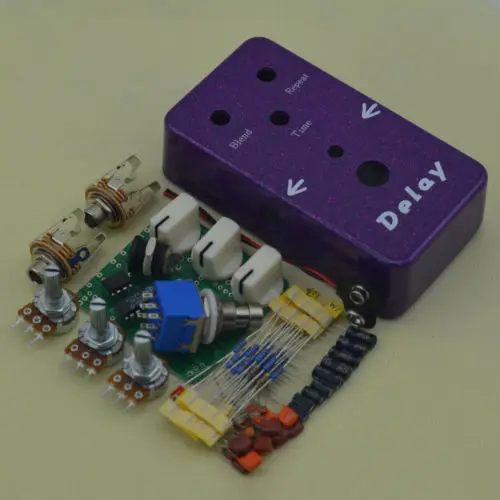 DIY Delay Guitar Effect Pedal kit stompbox for jazz guitar delay pedal