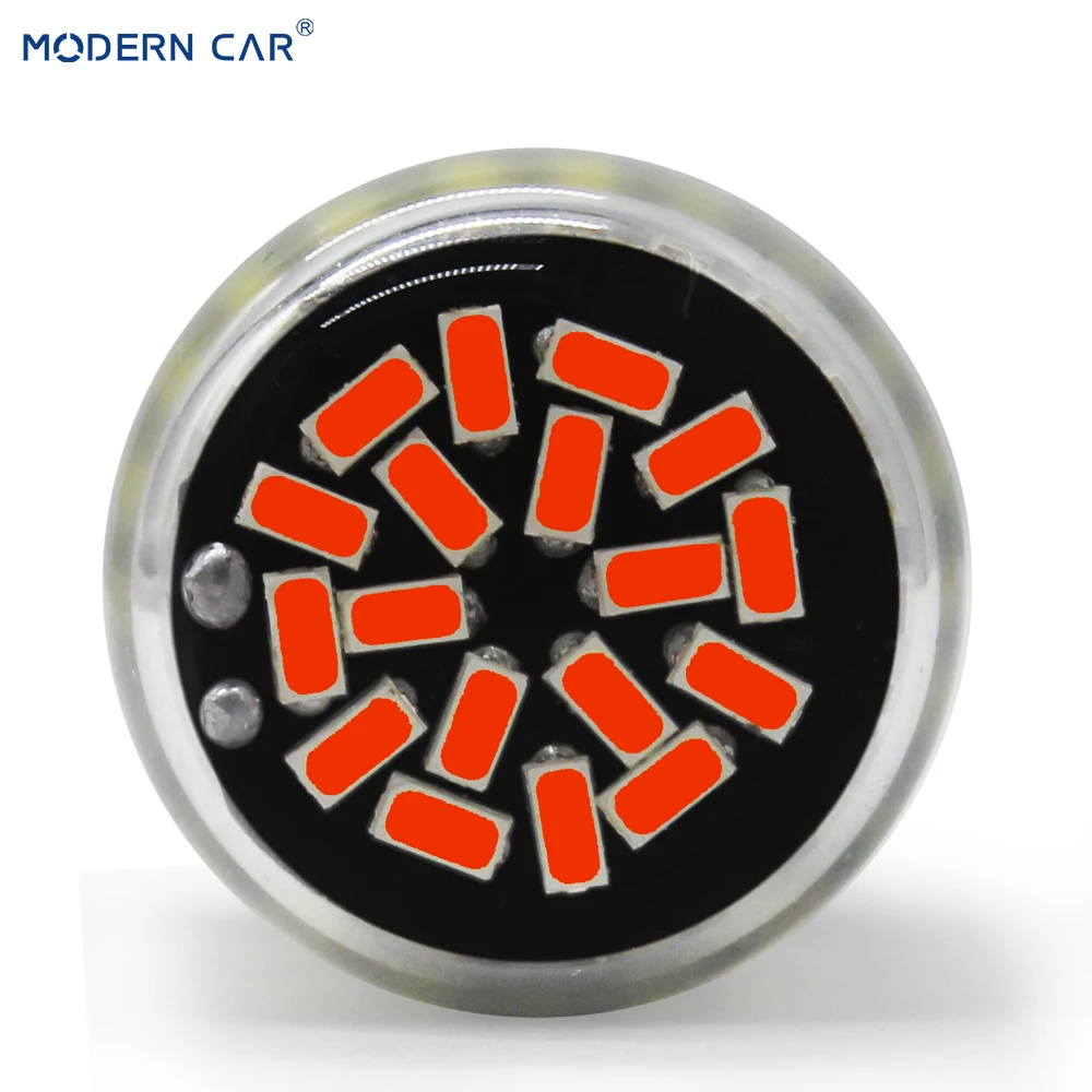 Светодиодные лампы T20 7440 W21W 3014 144smd CanBus 1156 BA15S P21W BAU15S PY21W|Сигнальная лампа| |