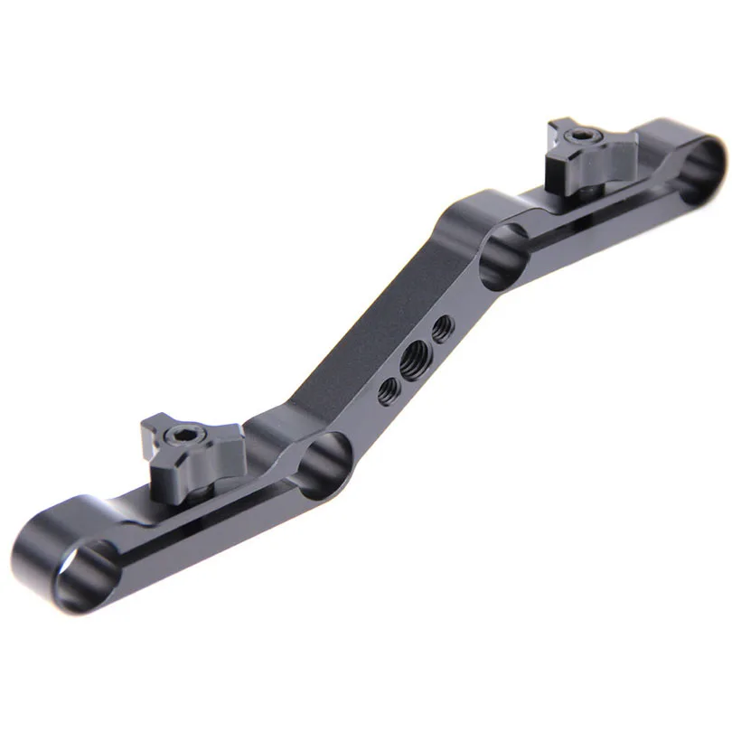  Camvate Adjustable Levers Z-Shaped Offset Raiser Clamp Mount Bracket Aluminum For 15mm Rods On DSLR