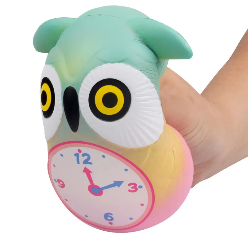 Squeeze симпатичные часы-Сова замедлить рост крем Ароматические декомпрессии игрушки 4,4