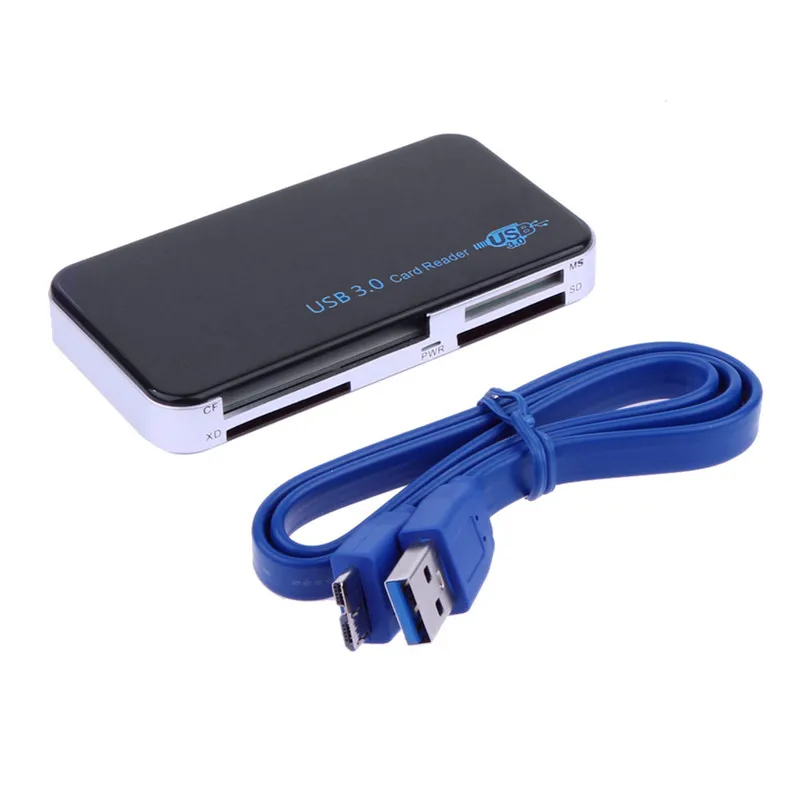 Aluminum USB 3.0 Super Speed 5Gbps Multi Card Reader Adapter Support TF