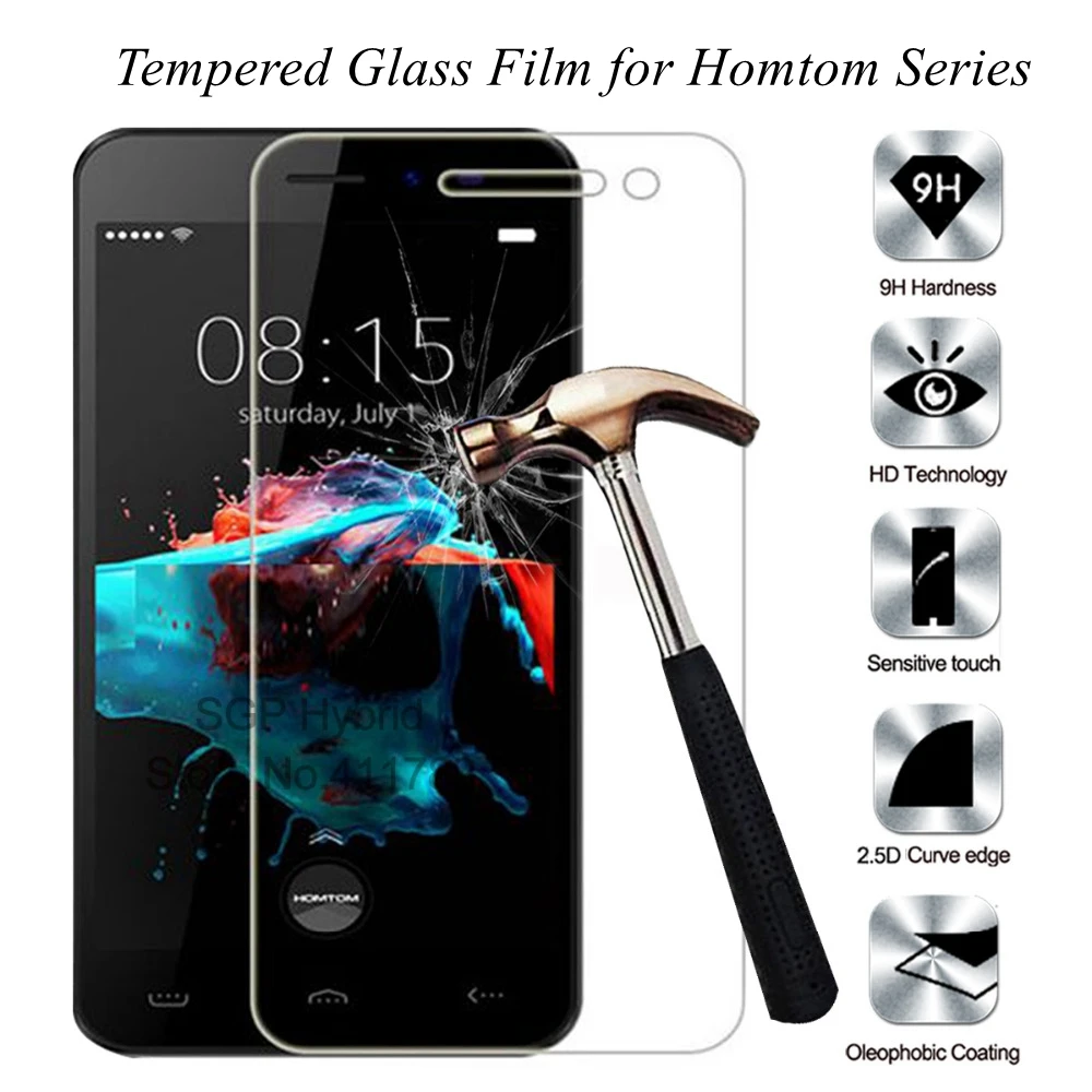 Защитная пленка для экрана закаленное стекло защиты на экран Homtom HT20 HT7 HT17 HT16 HT37 Pro
