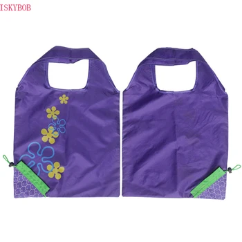 

Nylon Foldable Reusable Shopping Bags Fruits Tote Eco Storage Handbag Waterproof