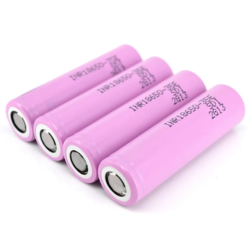 1/2 шт 18650 аккумулятор 3500mAh 20A литий-ионная аккумуляторная батарея(незащищенная верхняя часть боты) для фонарика электронной сигареты электровелосипеда