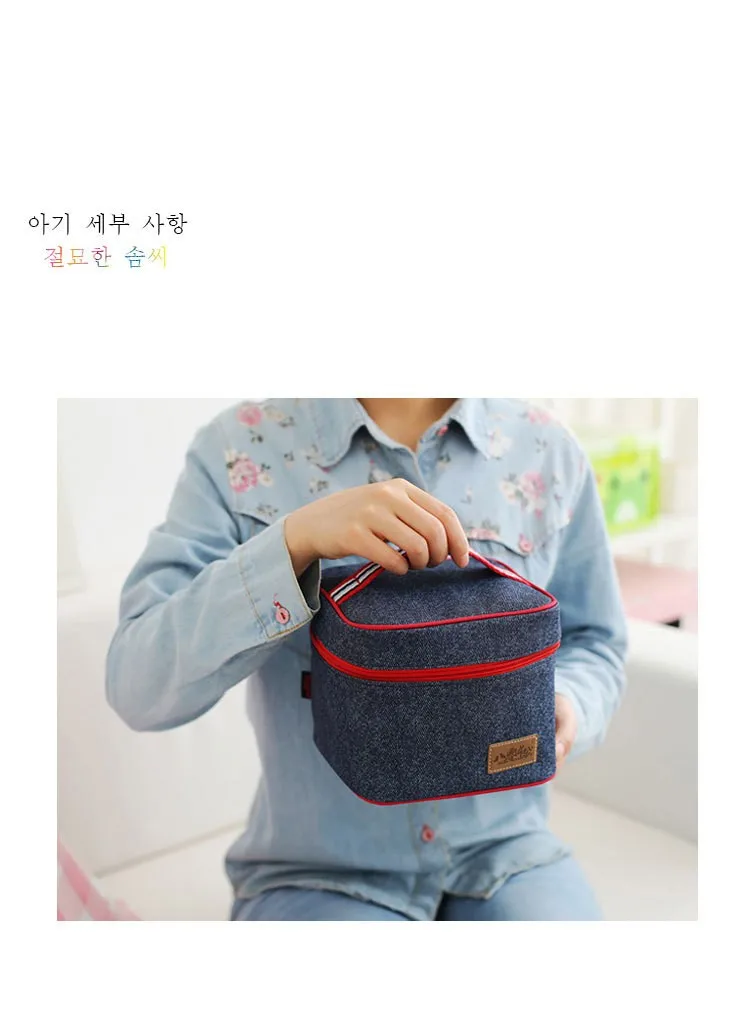 Lunch Tote Thermal Picnic Milk Food Box Aluminum Foil Insulation Cooler Bag Warm Keeping Storage Shoulder Tote Bags Package (14)