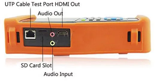 Тест ip-камеры er IPC4300 с 4,3 ''поддержкой экрана Onvif PTZ контроль SDI тест сигнала TDR тест кабеля Цифровой мультиметр и т. Д