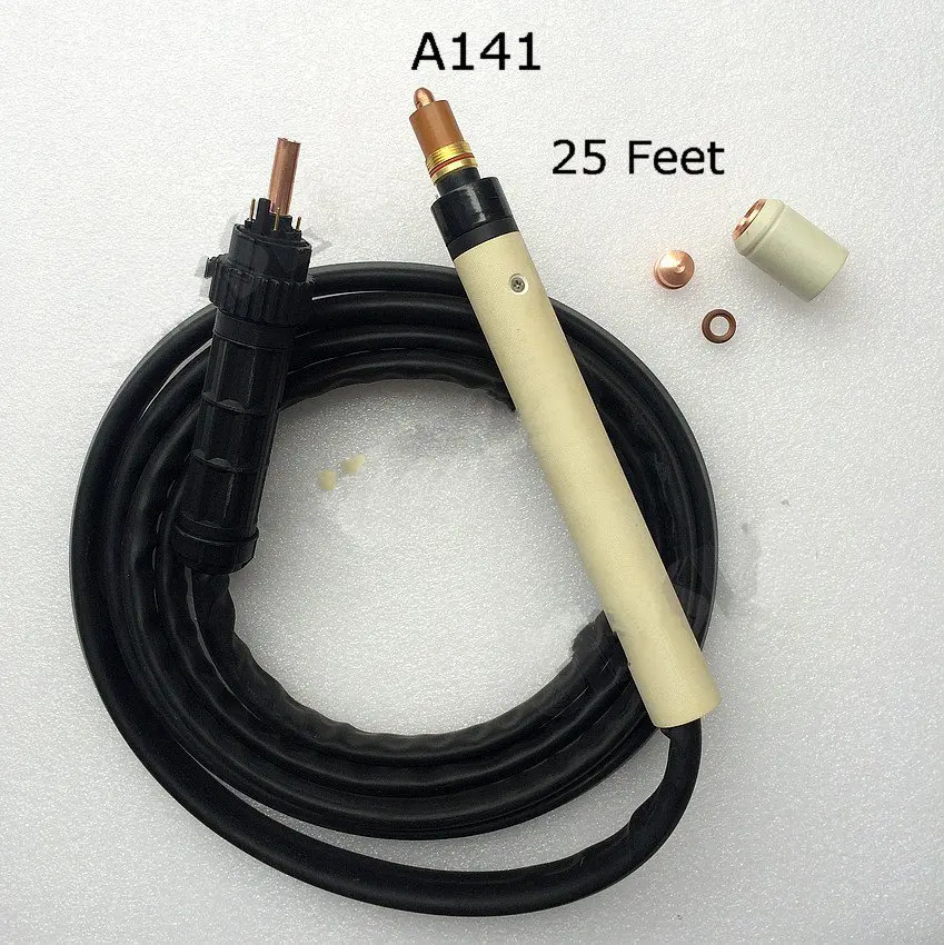 Прямая плазменная горелка OEM Trafimet A141 25 футов с воздушным охлаждением для