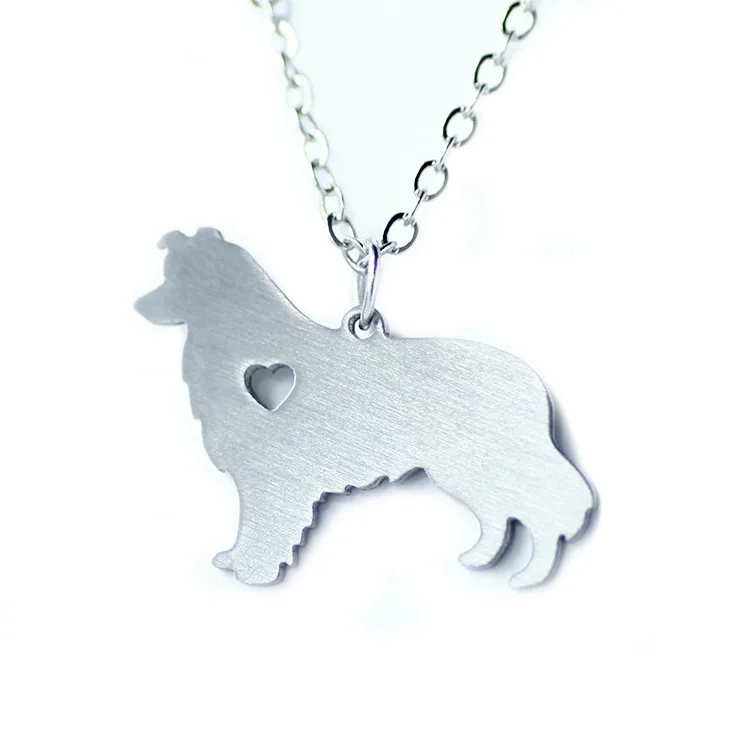 border collie pendant