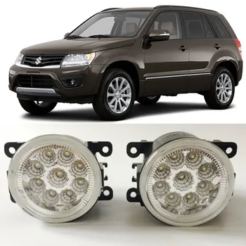 

Car Styling LED Fog Light Lamp For Suzuki Grand Vitara 2005-2015 9-Pieces Leds Chips H11 H8 12V 55W Halogen Fog Lights