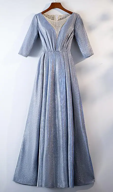 Тонкое сексуальное платье с v-образным вырезом, градиентное, блестящее, полная длина, вечернее платье в китайском стиле, улучшенное Qipao, Vestidos, размер s-xxxl - Цвет: Style 6