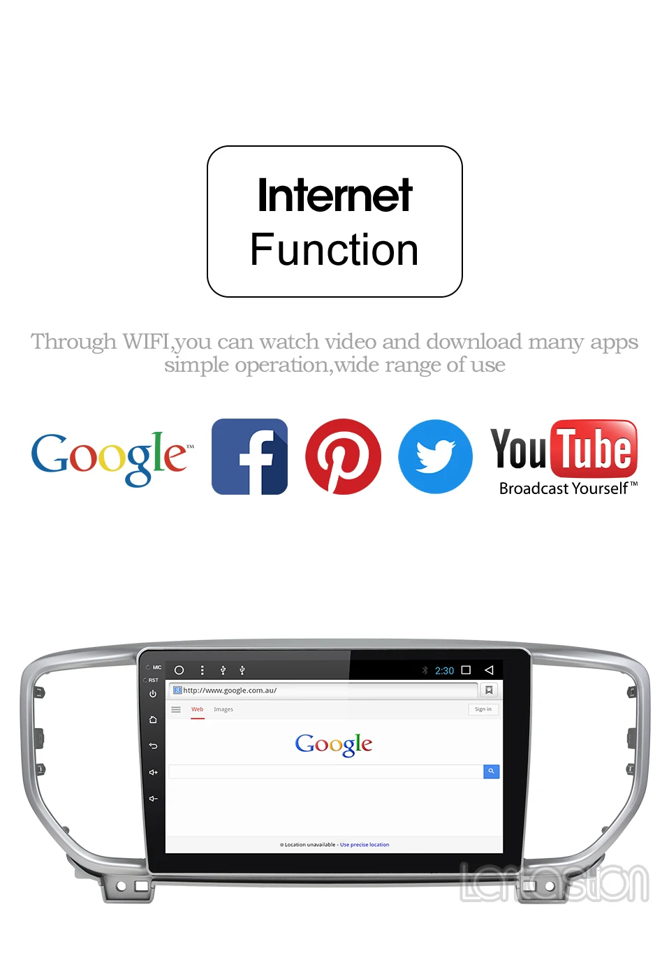 Sale android Octa Core car dvd player for KIA sportage 2018 2019 KX5 gps navigation 1 din car stereo head unit car stereo 6