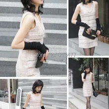 Мода, высокое качество, Осень-зима, уличная теплая Женская трикотажная миттонная Защитная перчатка с полными пальцами, 2 пара/лот GW27