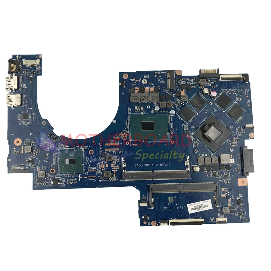 Vieruodis для HP PAVILION 17 AB W Материнская плата ноутбука 915467 601 001 DAG37DMBAD0 W/i7 7700HQ CPU 1050