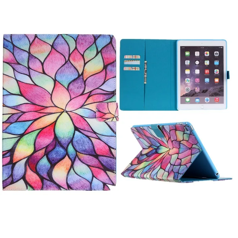  Big Finger For Apple iPad Mini 4 Case Cover Book Black PU Leather Smart Stand Wallet Card Holder Flip Case Tablet For Kid Girl  (24)