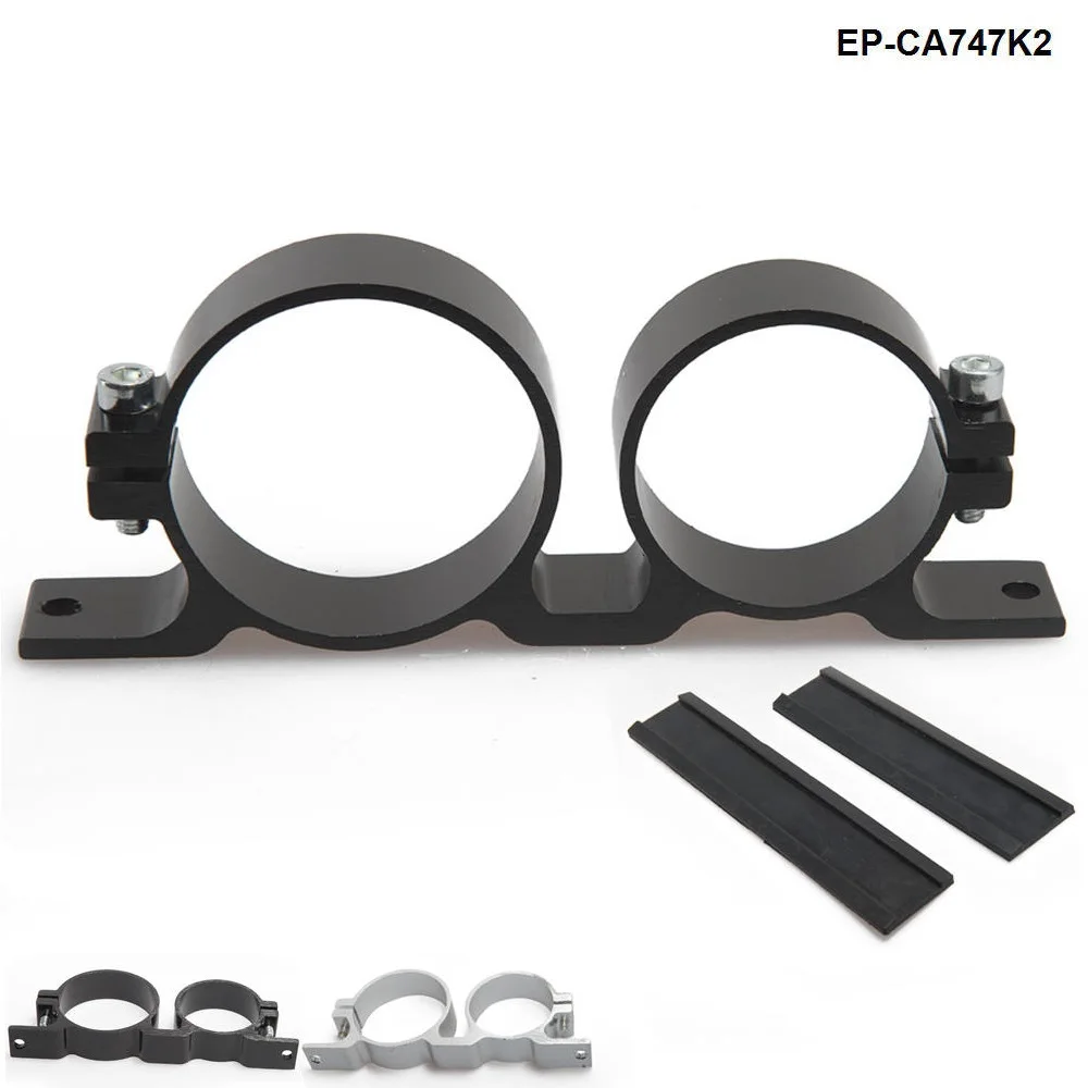 

044 Fuel Pump & Filter Dual Mounting Bracket Anodized Aluminum EP-CA747K2