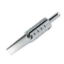 1 шт. 29f 304 Нержавеющая сталь плоским Magnum Grip татуировки профессиональные татуировки ручки Magnum Совет Назад Стволовые Combo питания