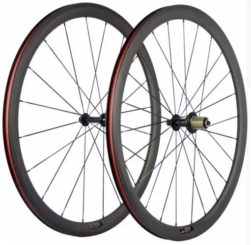 Discount SuperTeam Carbon wheel 700C Road Bicycle wheelset  38/50/60/88mm 6