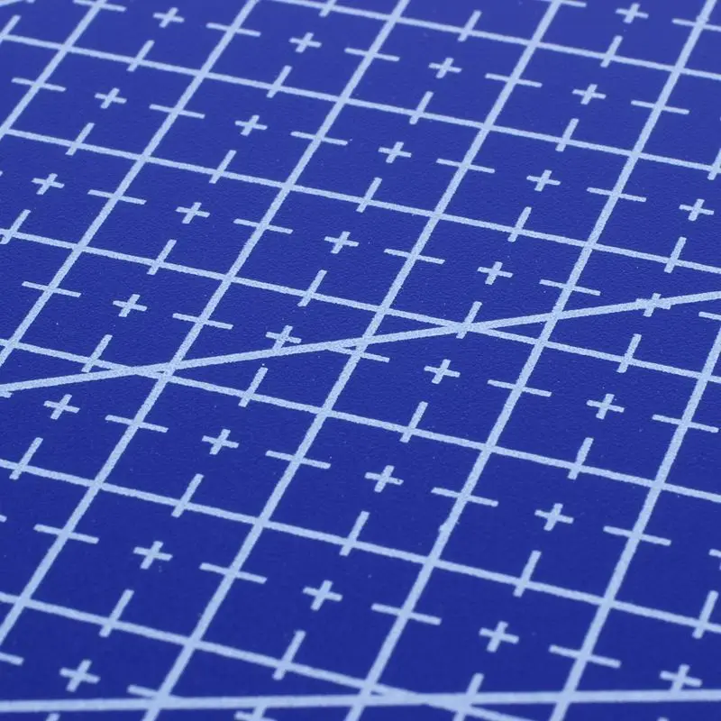 A4 сетка линии резки мат ремесло карты Ткань Кожа бумага доска 30*22 см синий