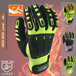 NMSafety Anti Vibration Oil Safety Glove Shock Absorbing Mechanics Impact Resistant Work Glove NMSafety Anti Vibration Oil Safety Glove Shock Absorbing Mechanics Impact Resistant Work Glove
