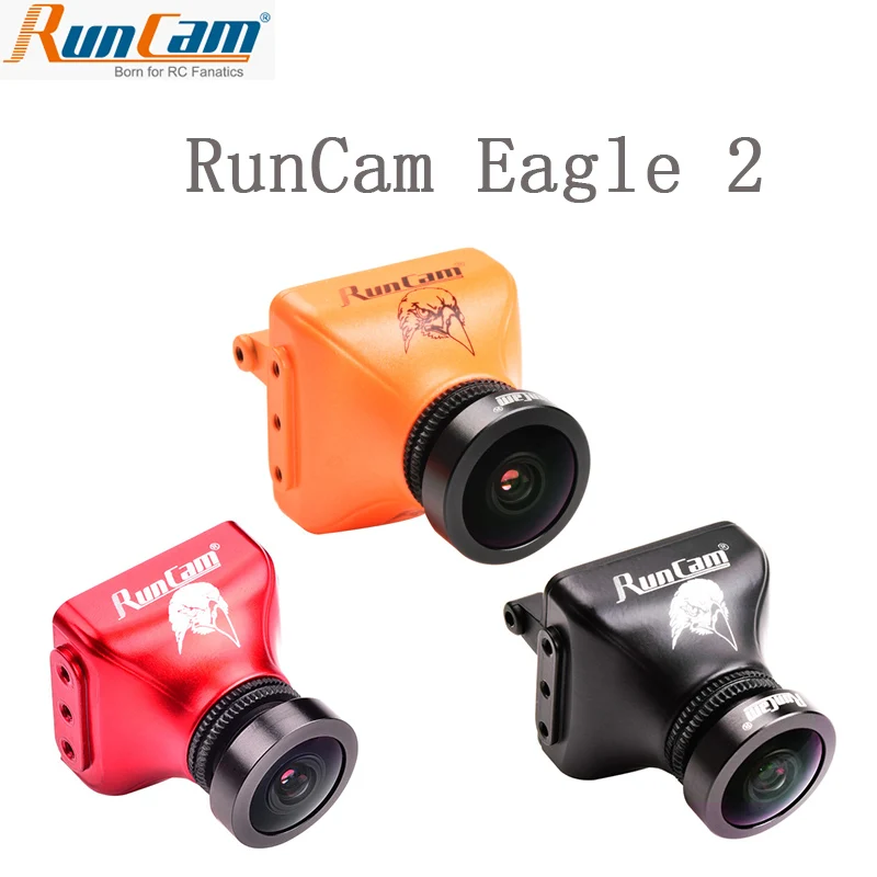 

RunCam Eagle 2 FPV Camera 800TVL 4:3/16:9 CMOS 2.5mm WDR OSD PAL/NTSC Switchable for QAV Drone Quadcopter