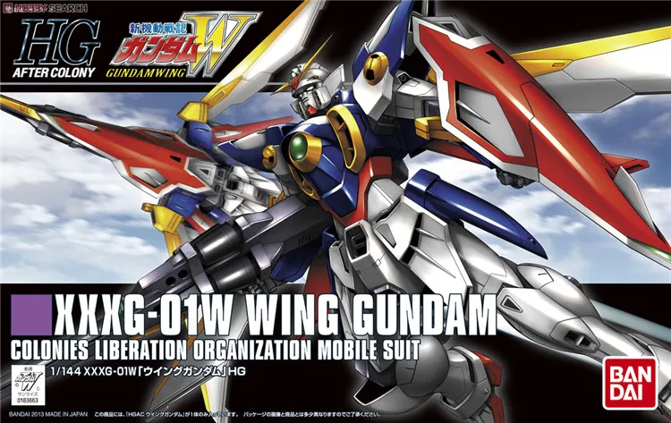 

Bandai Gundam HGUC 1/144 Wing Mobile Suit Assemble Model Kits Action Figures Plastic Model