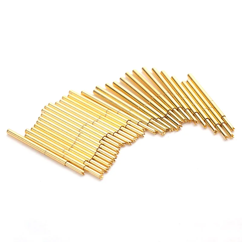 Stainless Steel Wire Test Circuit Board Electronic Instrument Tool Voltage Test Probe Spring Brass Gold Plated For PA160-Q1