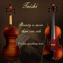 Taishi Профессиональный 4/4 скрипка модель Страдивари 4/4 скрипка o16-y старый богатый прозрачный! Бесплатный чехол, лук, канифоль и