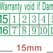 5000 шт/лот гарантия запечатывания этикетки наклейки, Если повреждены, с годами и месяцами, 1,5x0,8 см, пункт №