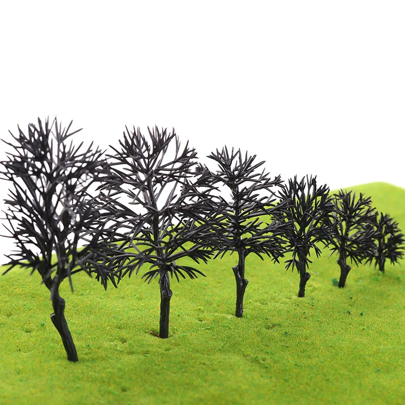 

10Pcs Plastic Model Tree Trunk without leaves For Miniature Ho Scale Train Railway Railrow Railroad Wargame Layout Diorama