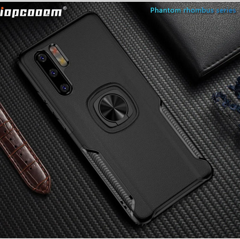 

Phone Case For Huawei P30 Pro Case Ring Magnetism Stand Shockproof Car stand Armor back cover For Huawei P30 Pro Coque 6.47 Inch