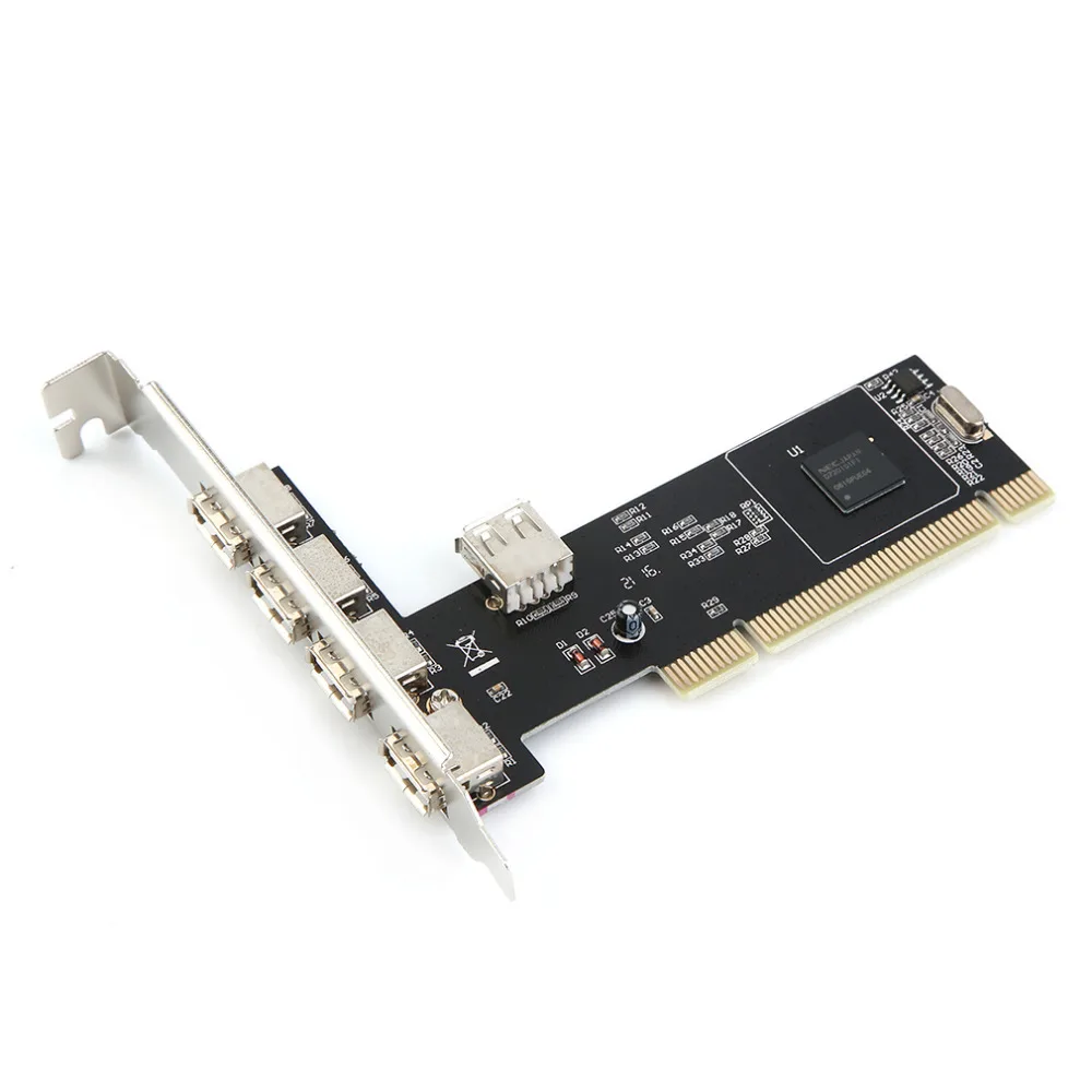 5 Порты USB 2,0 USB2 Платы PCI адаптер Контроллер конвертер для NEC Новая бесплатная доставка