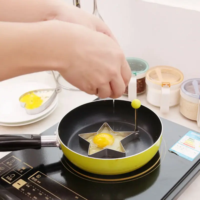 Нержавеющая сталь Fried Egg Shaper Блин Плесень Кухня Пособия по кулинарии Инструменты