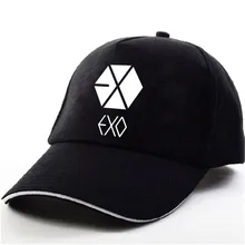 YOUPOP KPOP EXO THE WAR Wolf точный исходный альбом Baekhyun Chanyeol черная бейсболка хип-хоп кепка для мужчин и женщин Головные уборы
