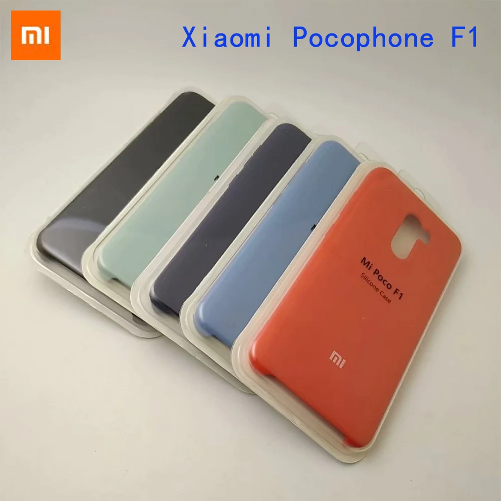 

Original Xiaomi Pocophone F1 Case Scrub feel Luxury Slim Imitation liquid silicone Cover case For Xiaomi Pocophone F1 case