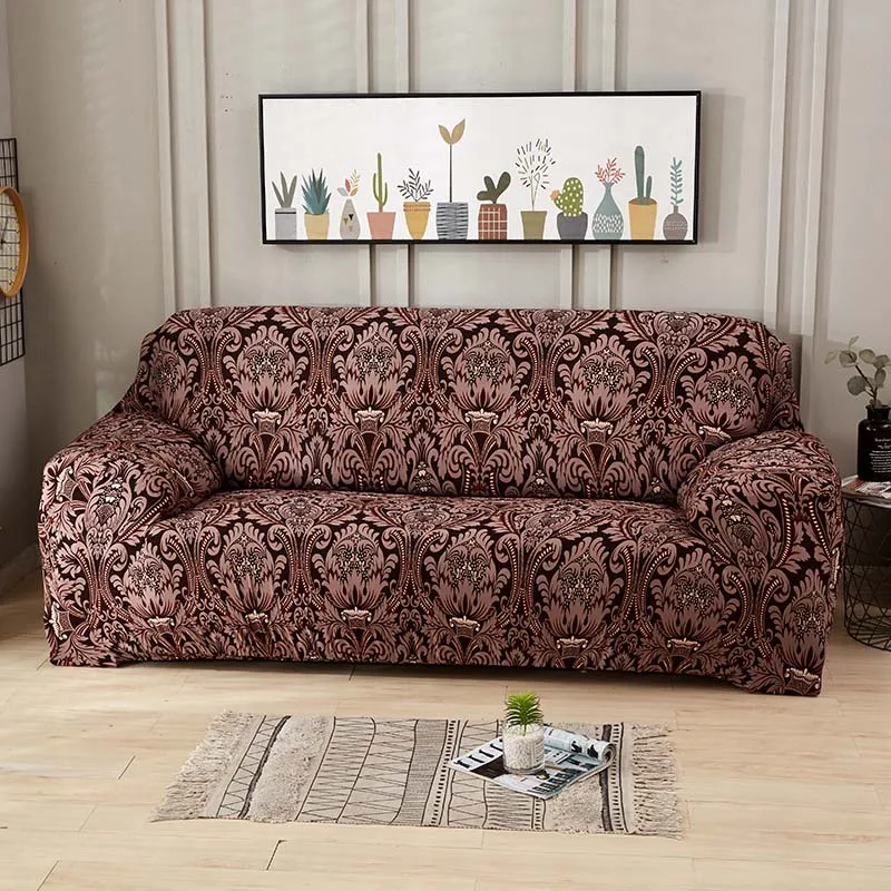 Цветочный принт, розовый чехол для дивана, хлопок, эластичный чехол для дивана для гостиной, cubre, чехол для дивана, дивана, полотенце, Чехол для стула, наволочка, чехол - Цвет: Color12