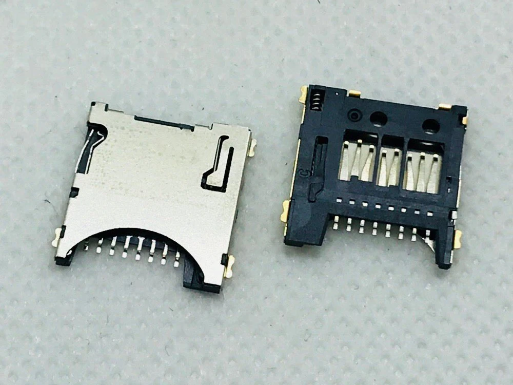 Micro Nano SD TF Card 8PIN Slot Tray Holder Reader Smartphone