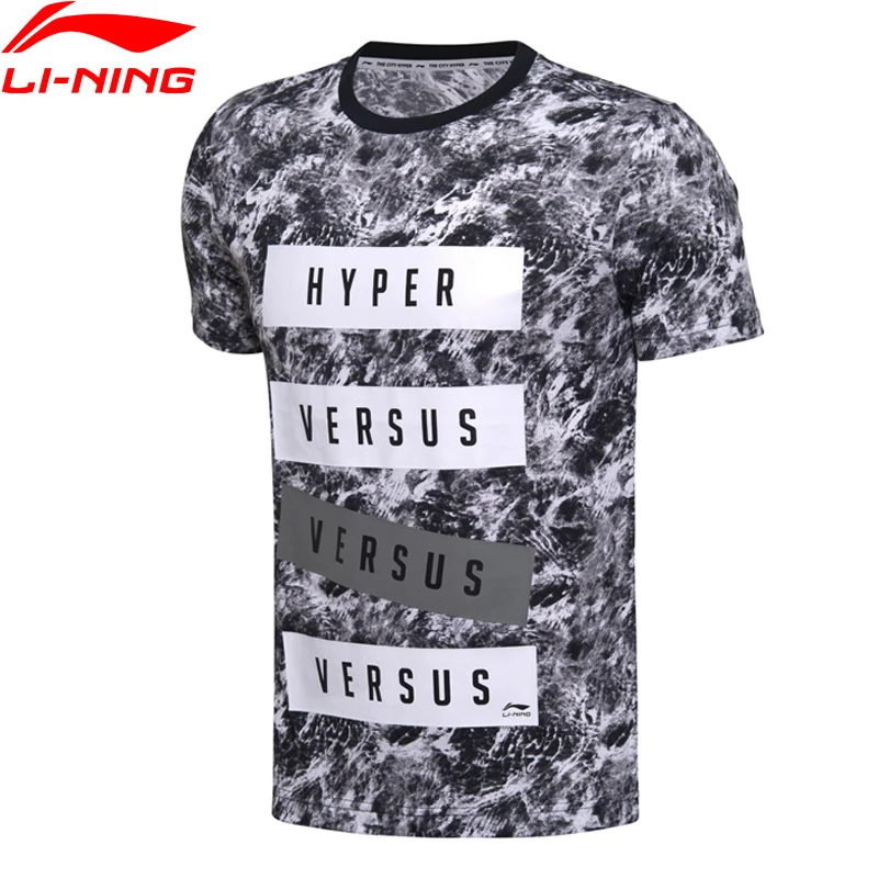 

Li-Ning Men Sports Life T-Shirts Jaquard Cotton71% Polyester29% Comfort Regular Fit Knit LiNing Tee AHSM355 MTS2677