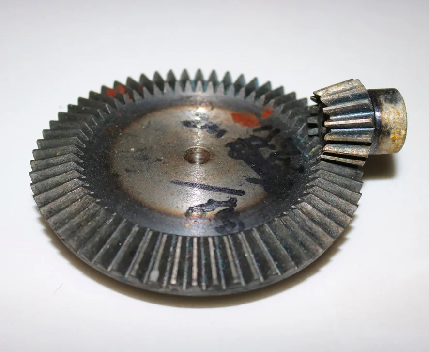 

2M-20/60Teeth - 1:3 Umbrella gear surface hardening bevel gear-Dimaeter:41mm/121mm--2pcs/set