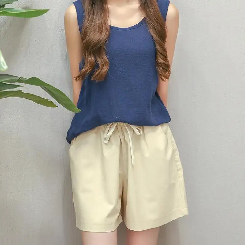Шорты женские хлопковые с завышенной талией лето 2016|shorts hot|cotton shorts womenwomen high waist |