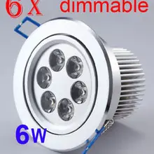 6 х затемнения 6 Вт утопила Подпушка свет лампы