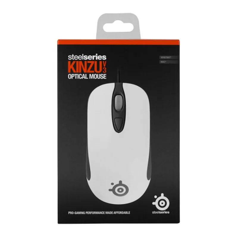 Оригинальная игровая мышь SteelSeries Kinzu V3, производительность, 4 кнопки, USB Проводная оптическая мышь Steelseries