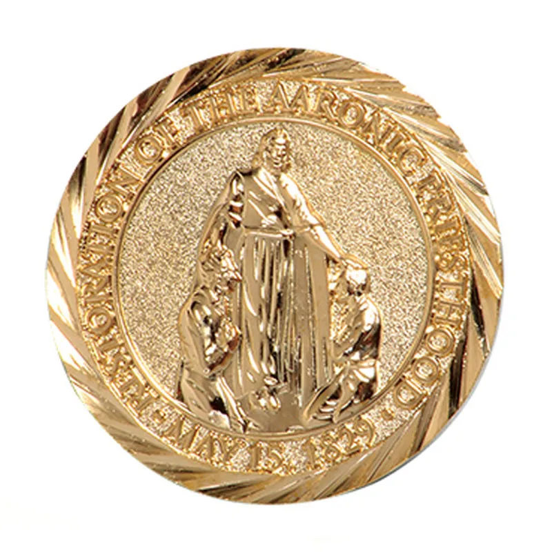 

Custom 3D Promotion Gold Metal Coin