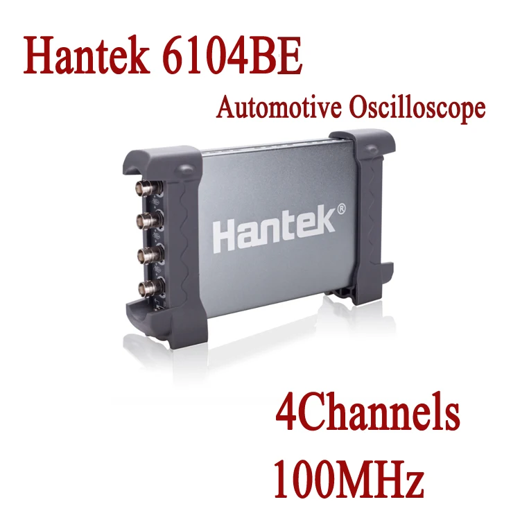

Hantek Oscilloscope 6104BE Portable USB PC 100MHz 4 Channels 1Gsa/s Handheld Digital Osciloscopio Automotive Diagnostic-tool