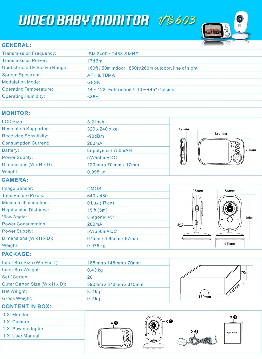 VB603 Spec V2