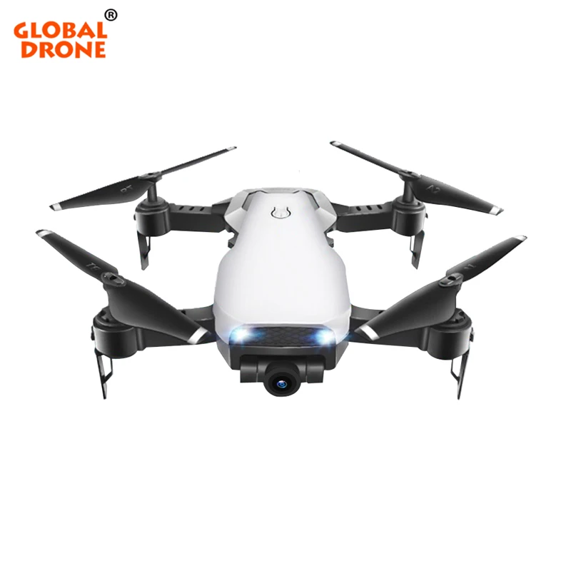 Global Drone FPV Selfie Dron Foldable Drone with Camera HD Wide Angle Live Video Wifi RC Quadcopter Quadrocopter VS X12 E58 E511